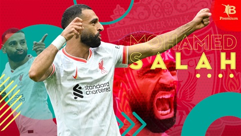 Mohamed Salah tiến hóa giống Lionel Messi